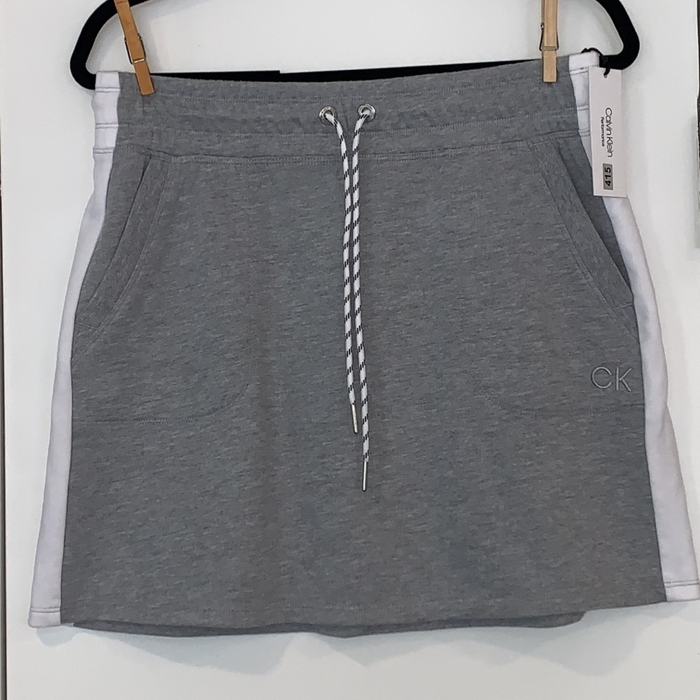 NWT CALVIN KLEIN PERFORMANCE Color Blocked Mini Skirt M - Picture 4 of 8